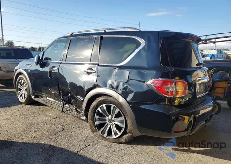 2019 Nissan Armada Sv из США, поврежденный, VIN JN8AY2NDXK9089552